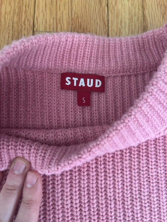 STAUD Pink Aura Wool Sweater - Picture 3 of 5